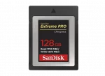 Carte mémoire SanDisk Extreme PRO CFexpress Type B de 128 Go avec des vitesses de lecture de 1700 MB/s et d'écriture de 1200 MB/s