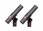 Couple Micros XLR Stéreo Neumann KM 185 sur support en location