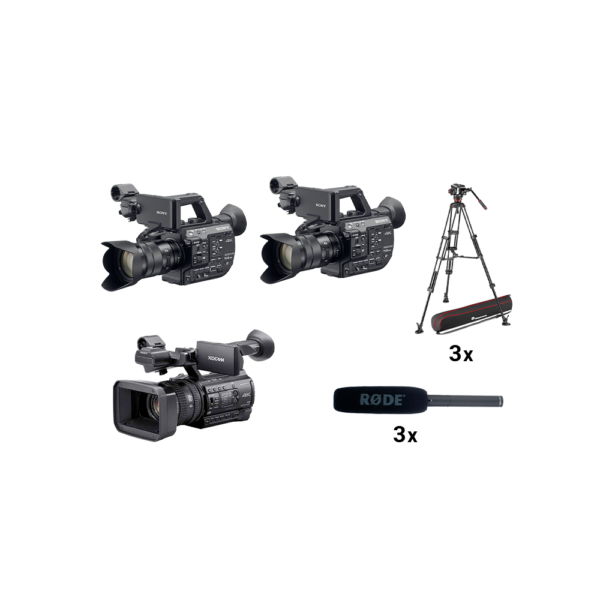 KIT CAPTATION SONY FS5 3x CAM