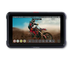 Moniteur d'enregistrement vidéo Atomos Ninja V sur support